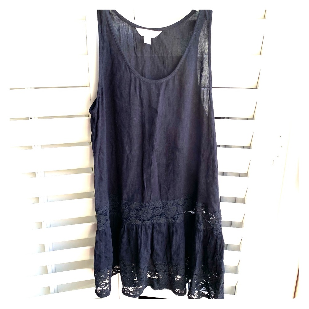 Black short dress/long shirt